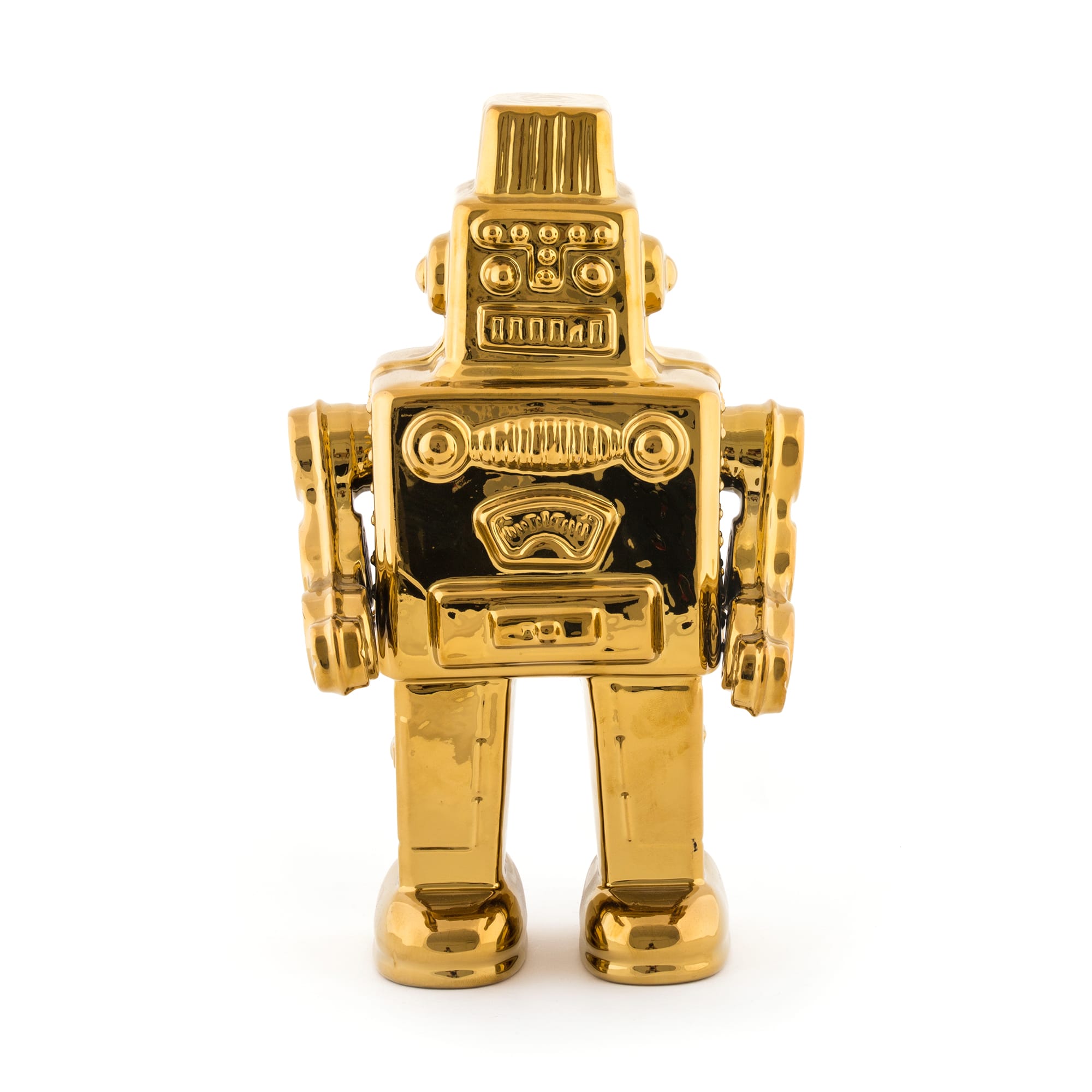 Seletti - MEMORABILIA il mio robot in porcellana "LIMITED GOLD EDITION"