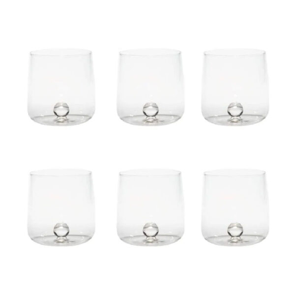 ZAFFERANO Bilia 6 Glasses transparent