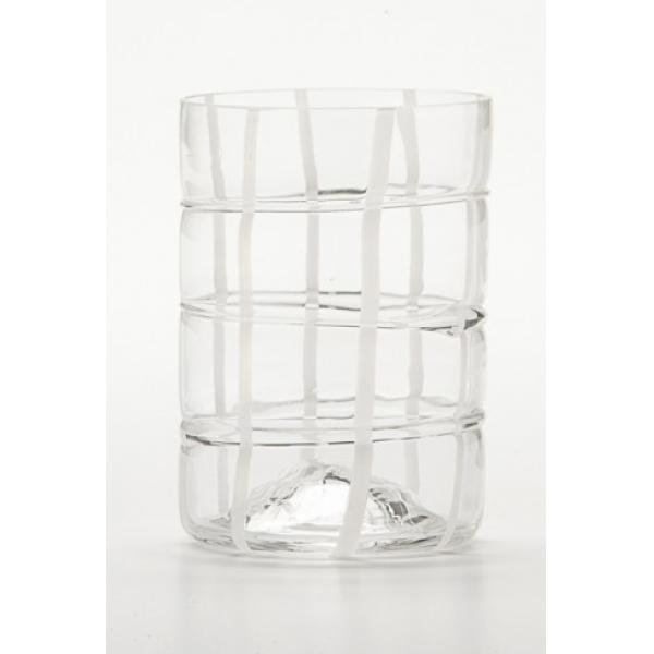 ZAFFERANO Set Twiddle 6 Verres Tumbler Transparent