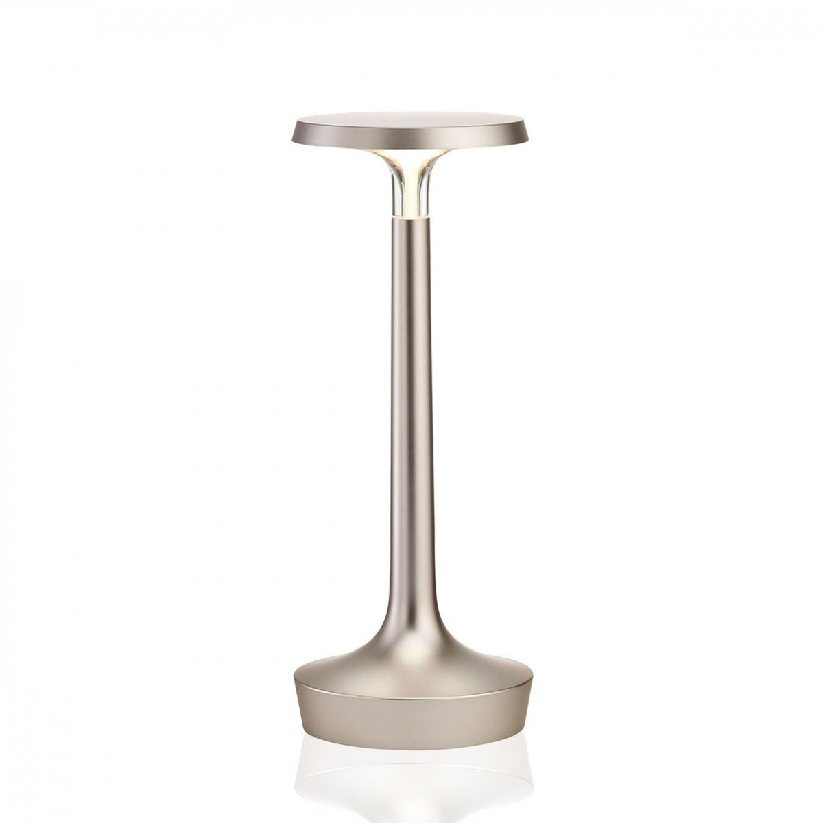 Flos Table Lamp Bon Jour Unplugged Matt Chrome