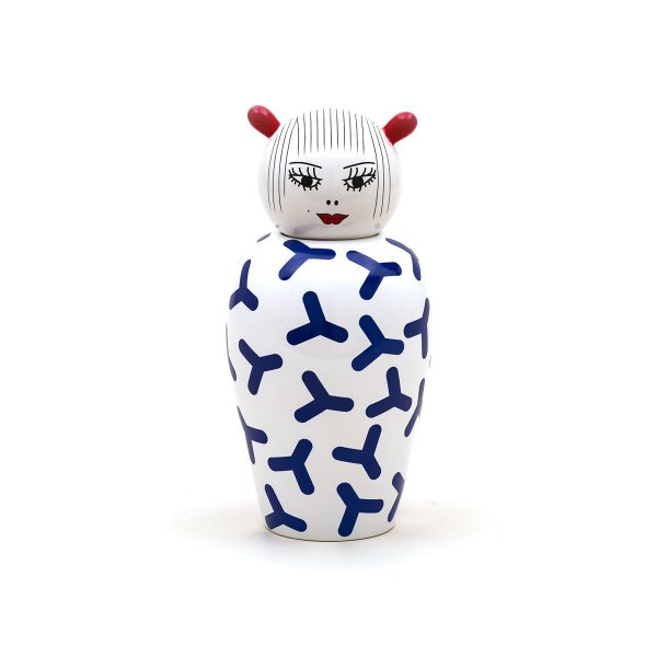 SELETTI Jarrón de Porcelana Le Canopie-Zo