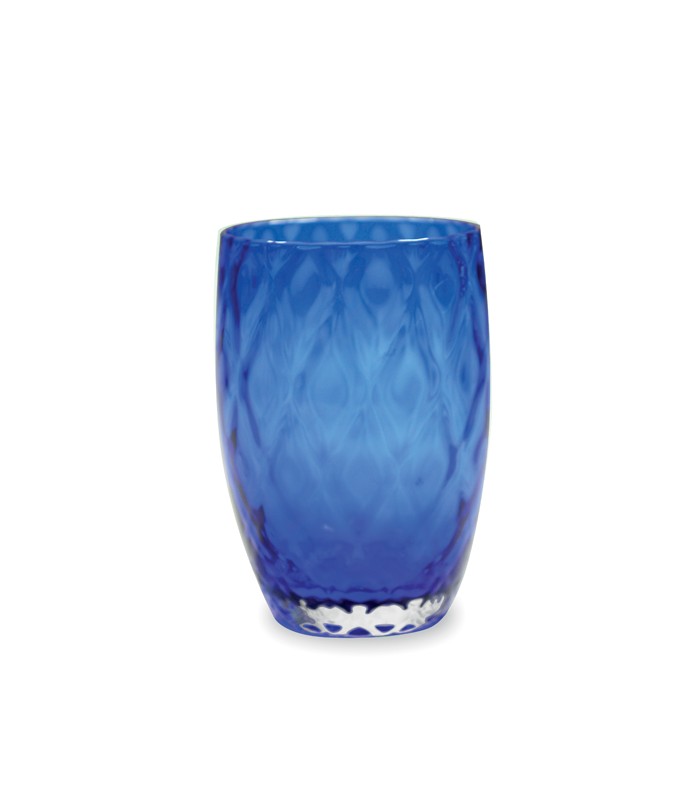 ZAFFERANO Losanghe Juego 6 Vasos Azul
