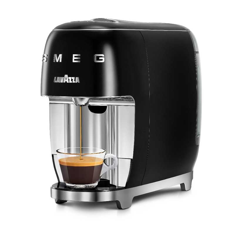 SMEG Máquina de café Lavazza a Modo Mio Negro