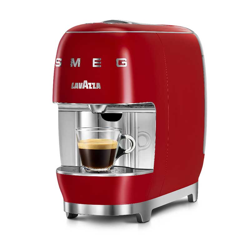SMEG-Macchina-Caffe-Lavazza-Rosso