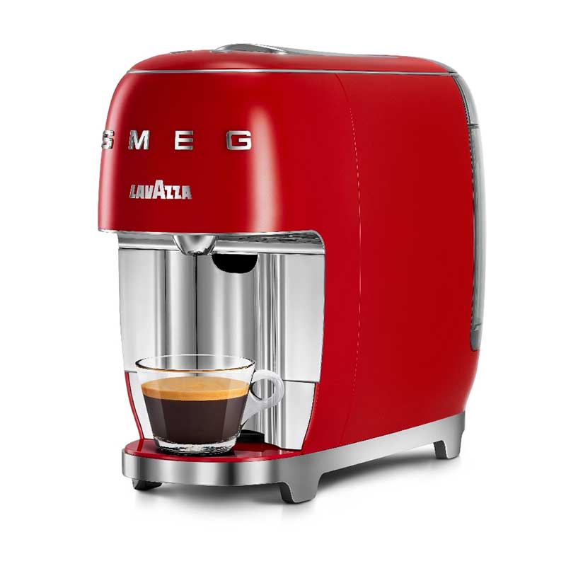 SMEG-Macchina-Caffe-Lavazza-Rosso