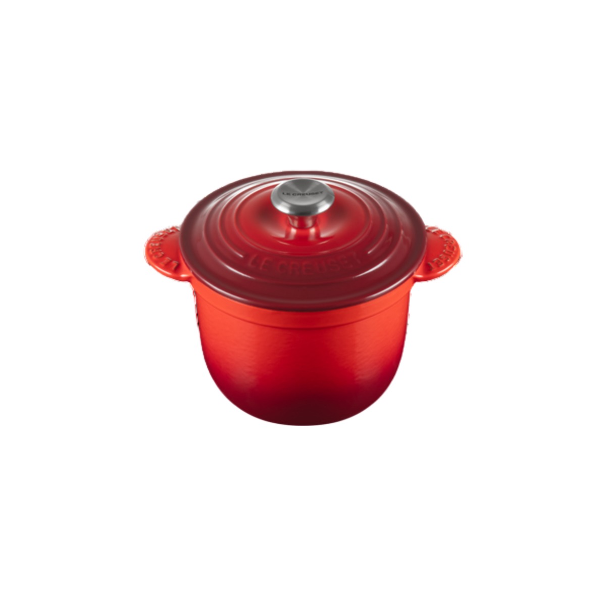 Le Creuset Pentola In Acciaio Smaltato 16qt Colore Ciliegia - Per Zuppe, Pasta E Bolliti