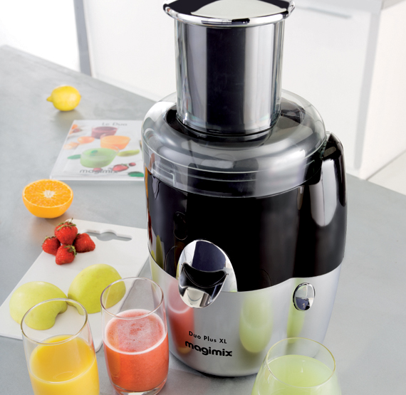 MAGIMIX Duo Extractor Plus XL Black + Vegetable Cutter