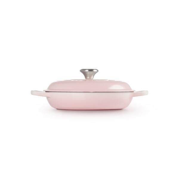 LE CREUSET Gourmet-Profitopf aus Gusseisen 26cm Shell Pink 3