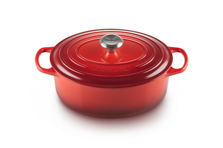 Le Creuset Cocotte Ovale Ghisa 25 cm Rosso