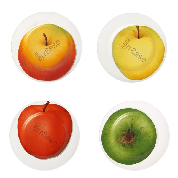 TAITÙ Freedom Dessert Plates 4 Pieces Apples