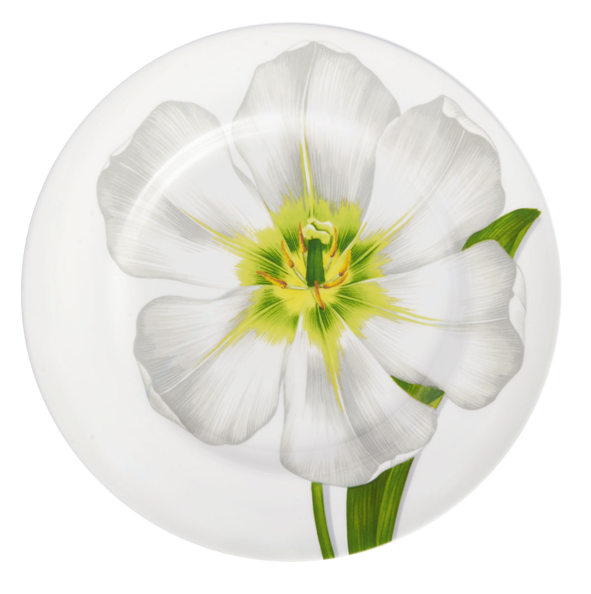 TAITÙ Freedom Assiettes Plates Mix 4 Pièces Fleur Blanche