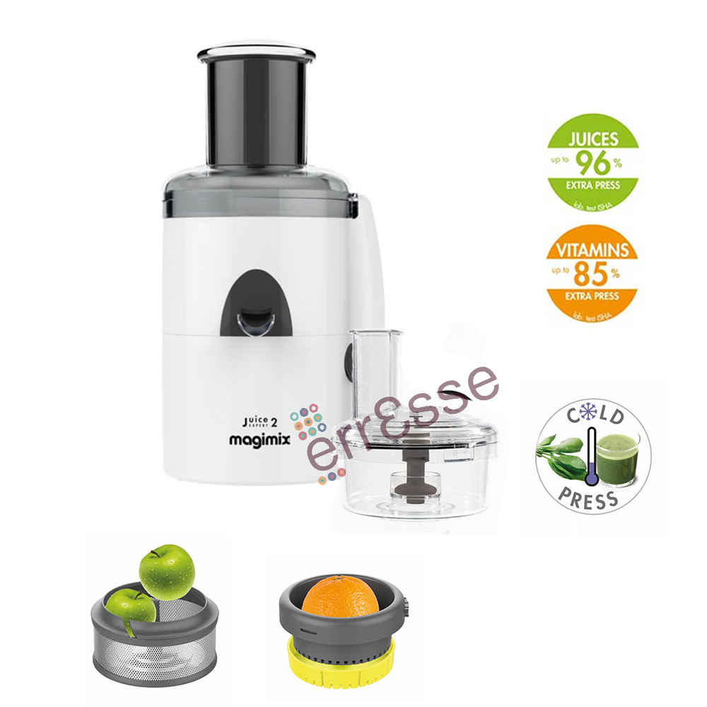 Magimix - Extractor Juice Expert 2 + Slicing Kit White | Erresse Shop