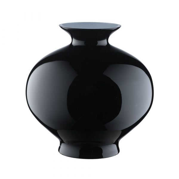 ONLYLUX Vase Wave Opal H30 cm Noir