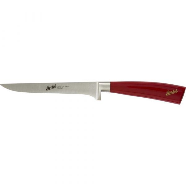 BERKEL Cuchillo para Deshuesar Elegance 16 cm Rojo