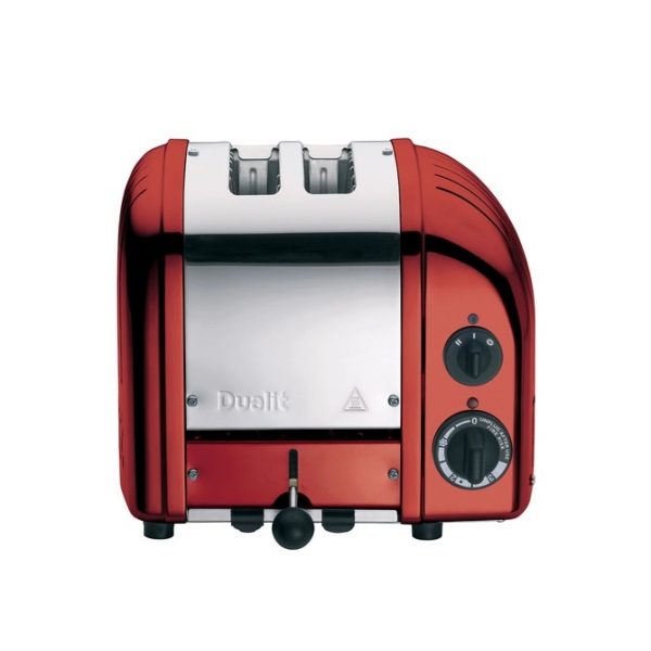 DUALIT 2 Slot Toaster "NewGen" Stainless Steel Apple Candy Red