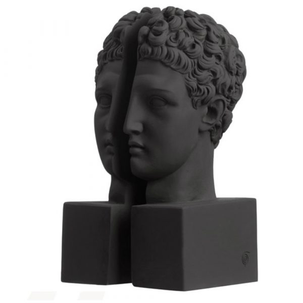 SOPHIA Statue Hermes Serre-Livres Noir