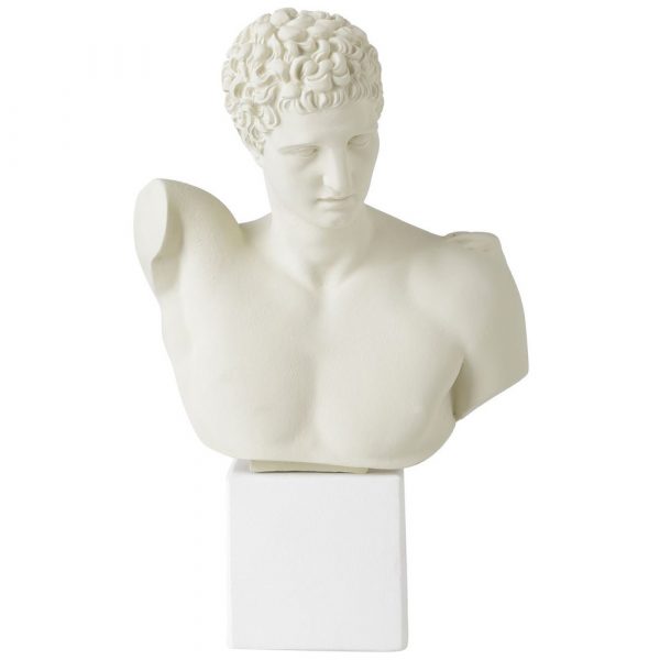 SOPHIA Statue Buste d'Hermès M Blanc