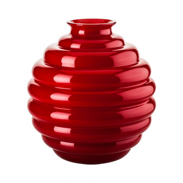 VENINI Vase Deco Rouge H29