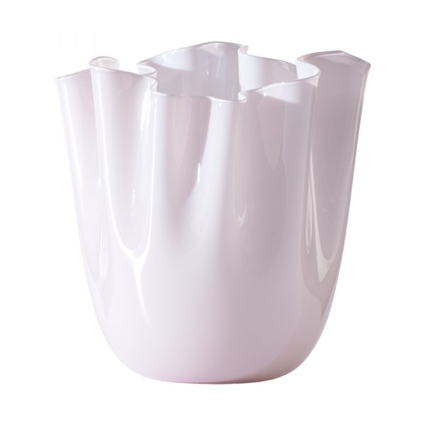 VENINI Vase Fazzoletto Powder Pink H 31 cm
