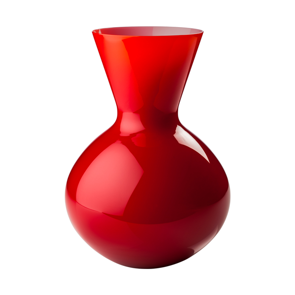 VENINI Idria Vase Red H 36 cm