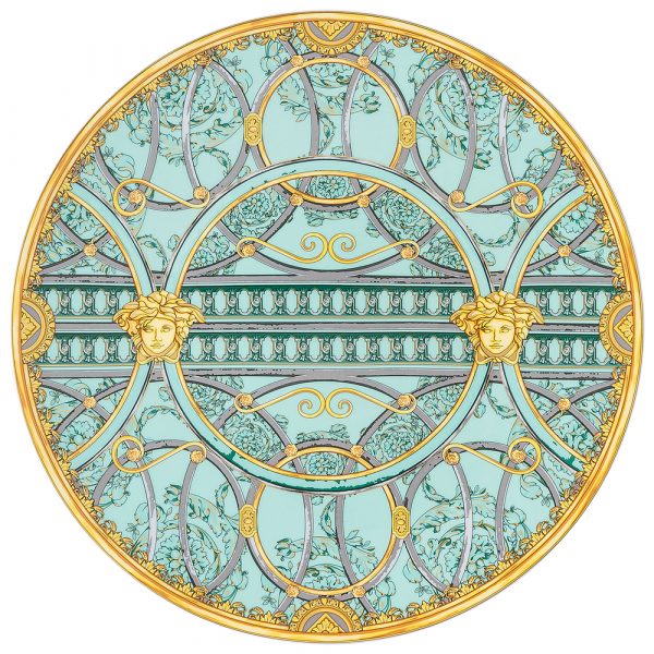 VERSACE HOME Plate Green Palace 33 cm