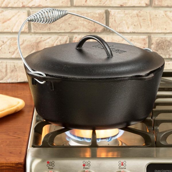 LODGE Dutch Oven in Cast Iron with Handle 8.52LT