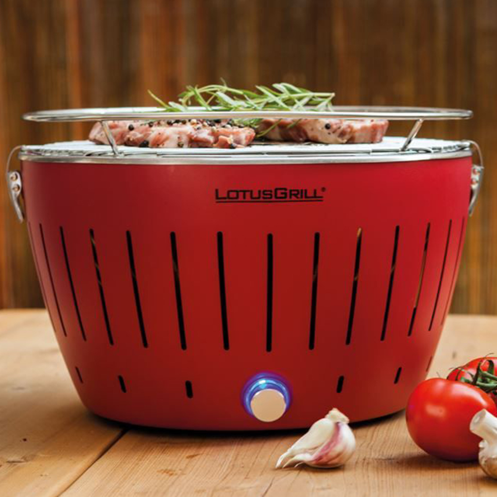LOTUSGRILL Portable Grill Red