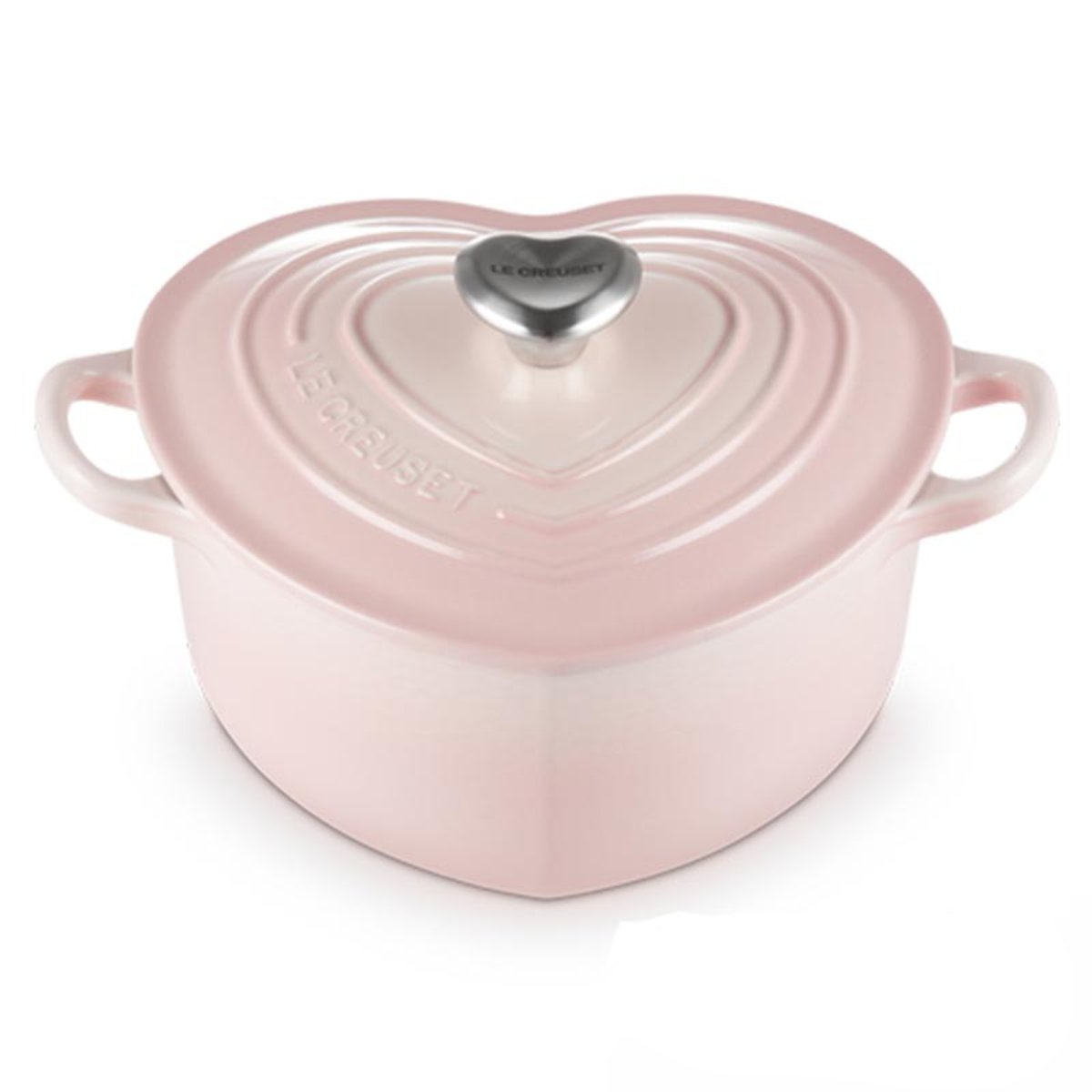 Cocotte Le Creuset Cœur Blanc - Vintage 1970 - Cuisine Amour Collection