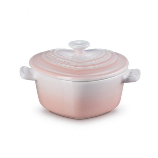 LE CREUSET Amour Cocotte Cuore Shell Pink