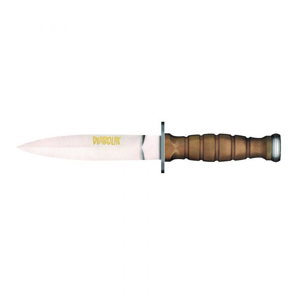 MASERIN Diabolik Knife 999 in Walnut with Gold Engraving