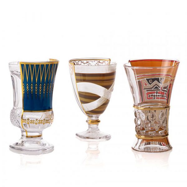 SELETTI Hybrid Pannotia Juego 3 Vasos