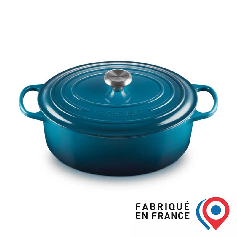LE CREUSET Cocotte Evolution in Ghisa 35 cm Deep Teal Erresse Shop