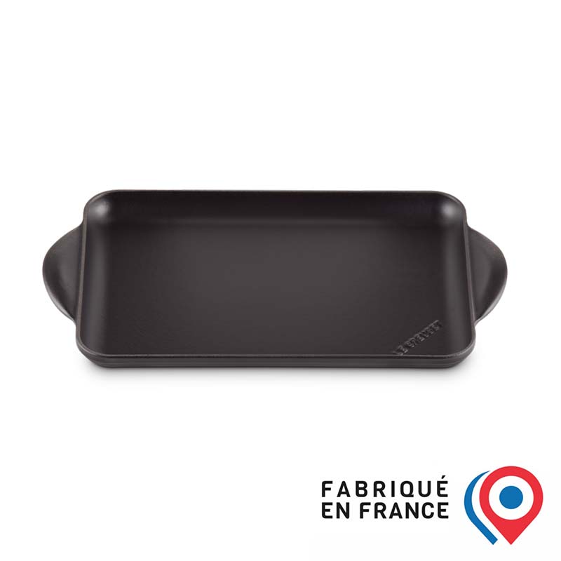 LE CREUSET GHISA GRILL EVO RETTANGOLARE CM.30X27 ARANCIO - Mantoan Casa