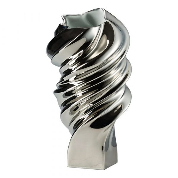 ROSENTHAL Squall Vase 32 cm Platinum