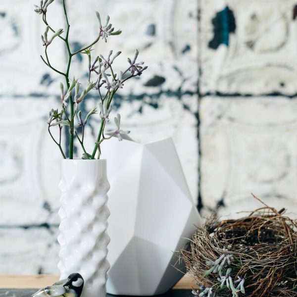 ROSENTHAL Vase Surface 30 cm Blanc