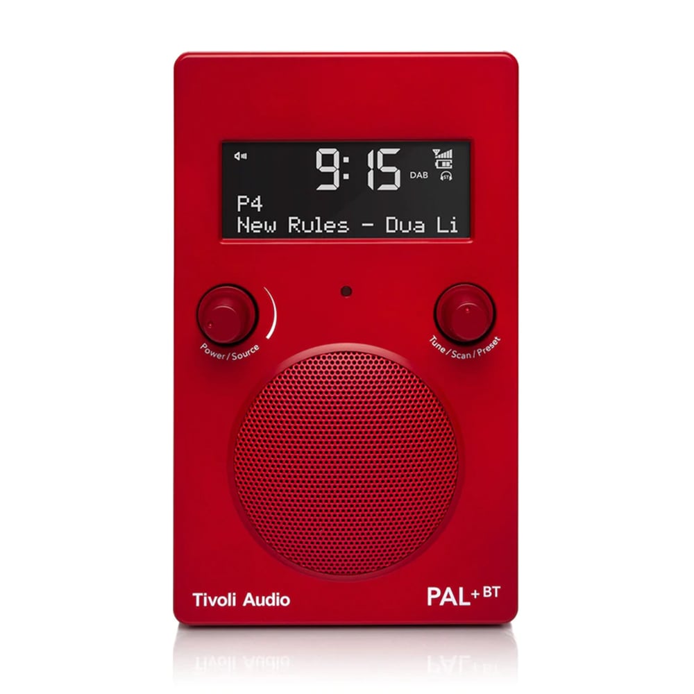 TIVOLI AUDIO Radio Portatile PAL + Bluetooth Rosso Erresse Shop