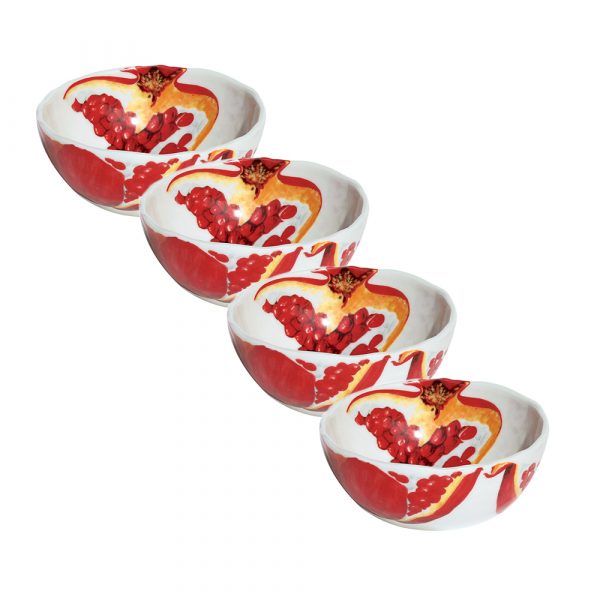 TAITÙ Dieta Mediterranea Bowls Pomegranate 4 Pieces