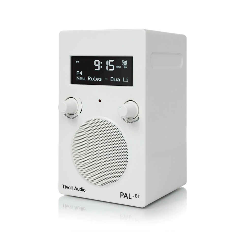 TIVOLI AUDIO Radio Portatile PAL + Bluetooth Bianco Erresse Shop