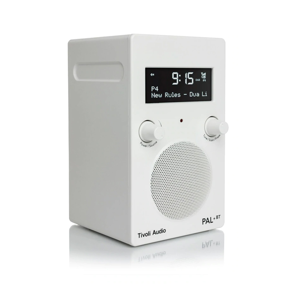 TIVOLI AUDIO Radio Portatile PAL + Bluetooth Bianco Erresse Shop