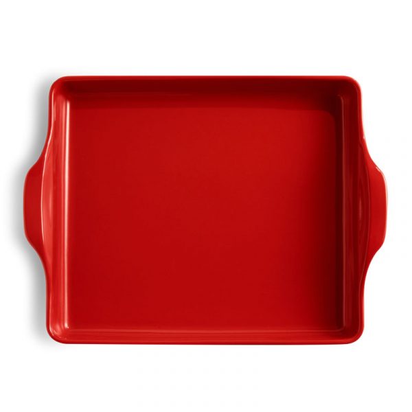 EMILE HENRY Focaccia Baking Tray Red