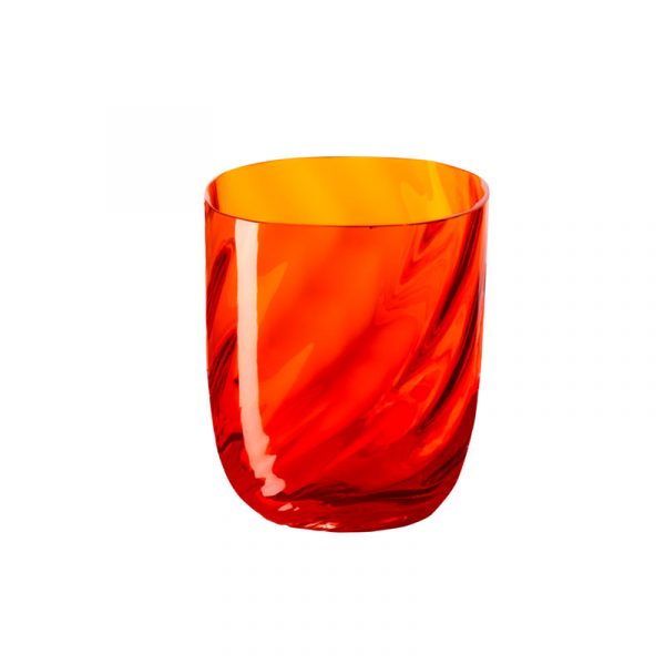 CARLO MORETTI Murano Crystal Glass Quato Red