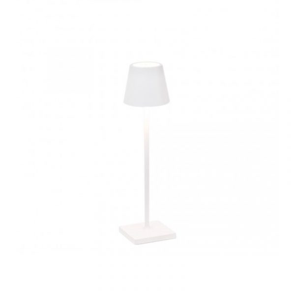 ZAFFERANO Poldina PRO Micro Lámpara de Mesa Blanco