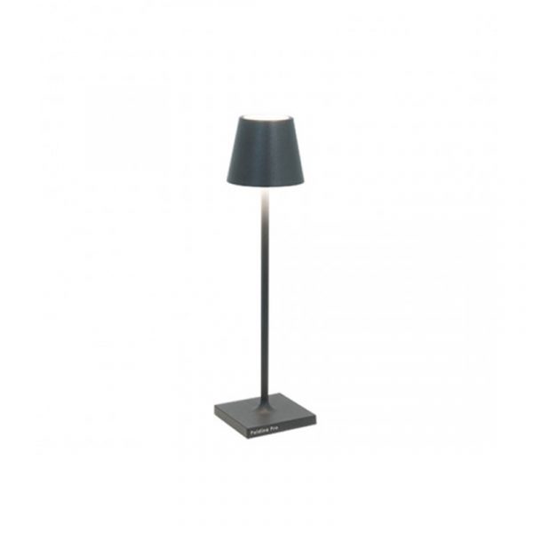 ZAFFERANO Poldina PRO Micro Lámpara de Mesa Gris