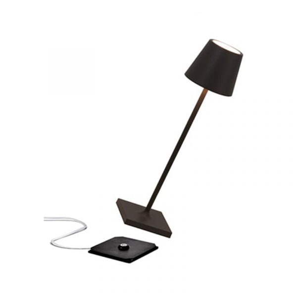 ZAFFERANO Poldina PRO Micro Tischlampe Mattschwarz