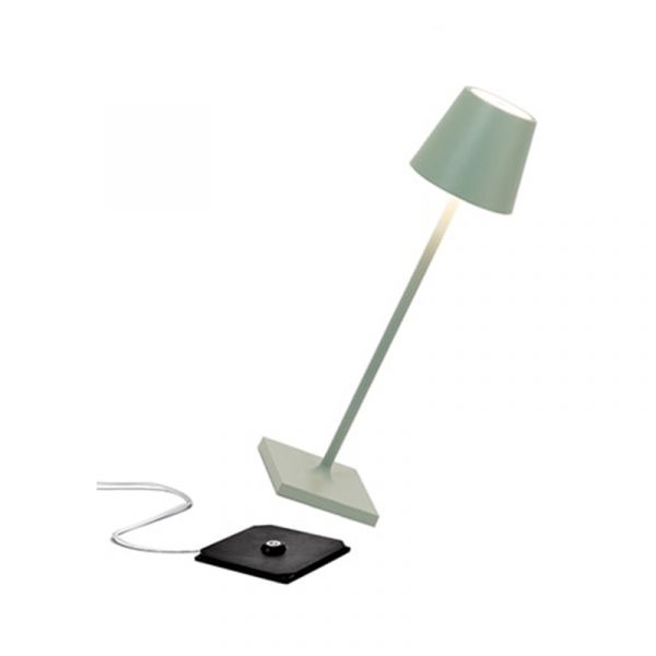 ZAFFERANO Poldina PRO Micro Lampe de Table Sage