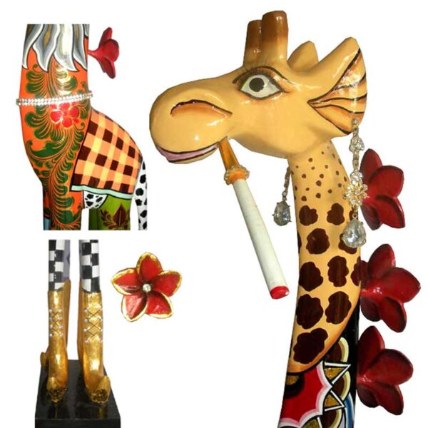 TOM'S DRAG Roxanna Deluxe Giraffe