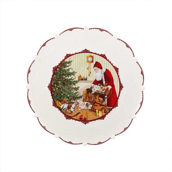 VILLEROY-BOCH-Piatto-Tondo-Natale