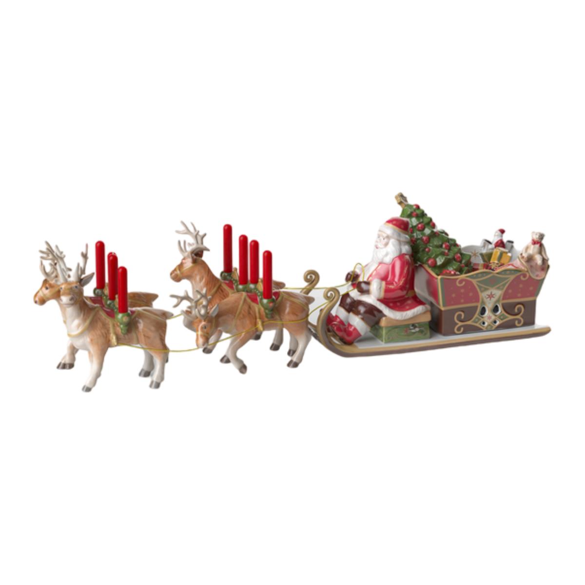 VILLEROY & BOCH Santa Claus Sleigh Christmas Toys Memory - Erresse