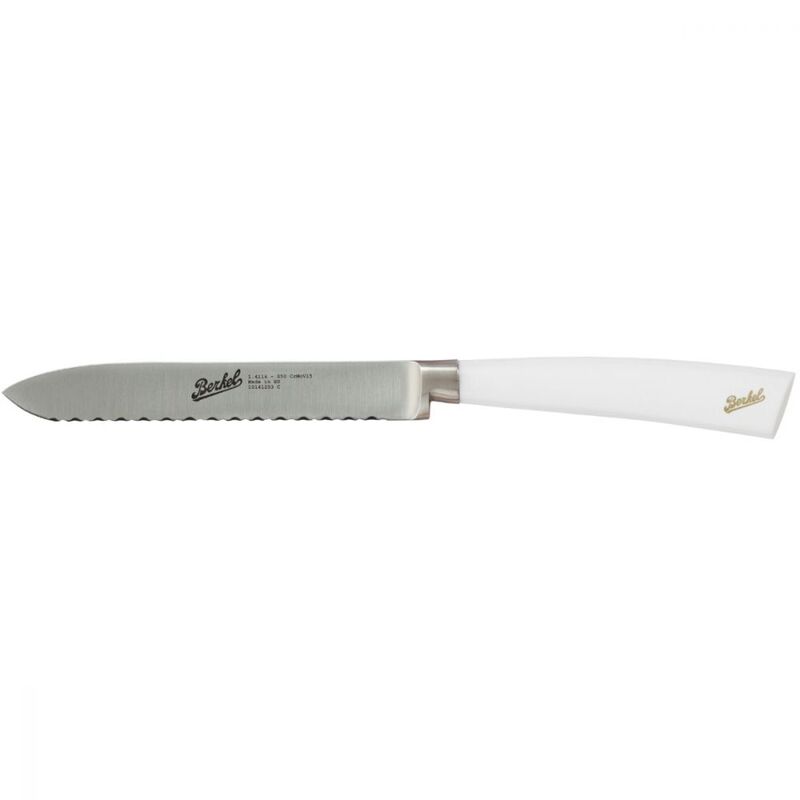 BERKEL Couteau à Usages Multiples Elegance 12 cm Blanc