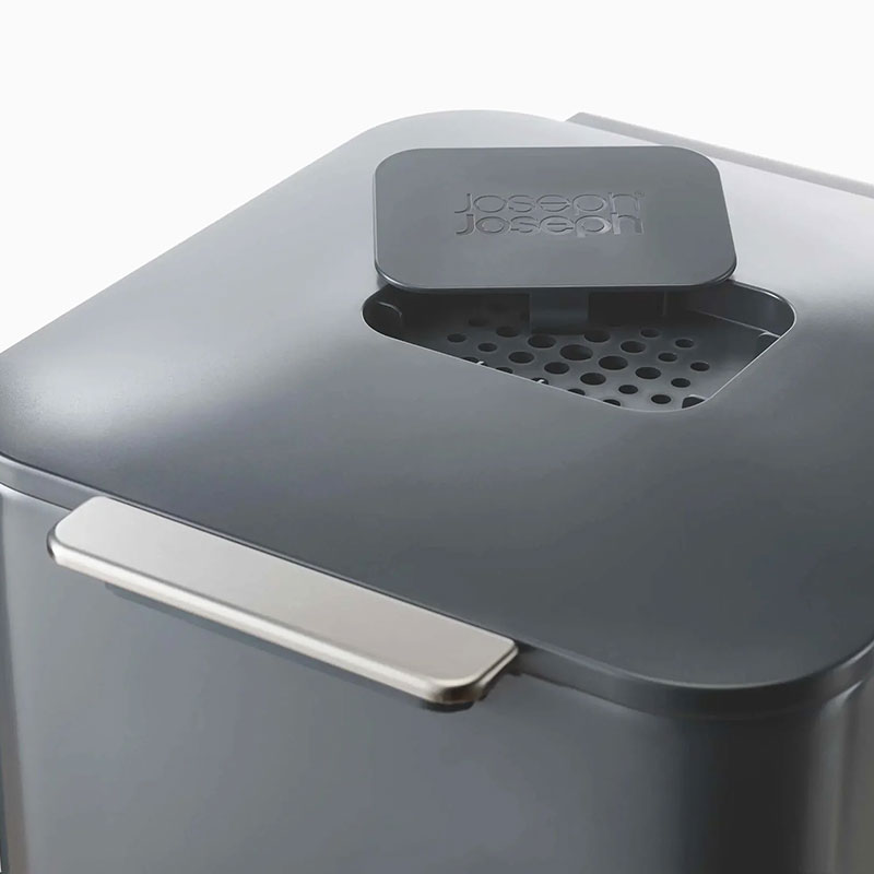 JOSEPH JOSEPH Totem Compact Bin 40 Litres Graphite Erresse Shop